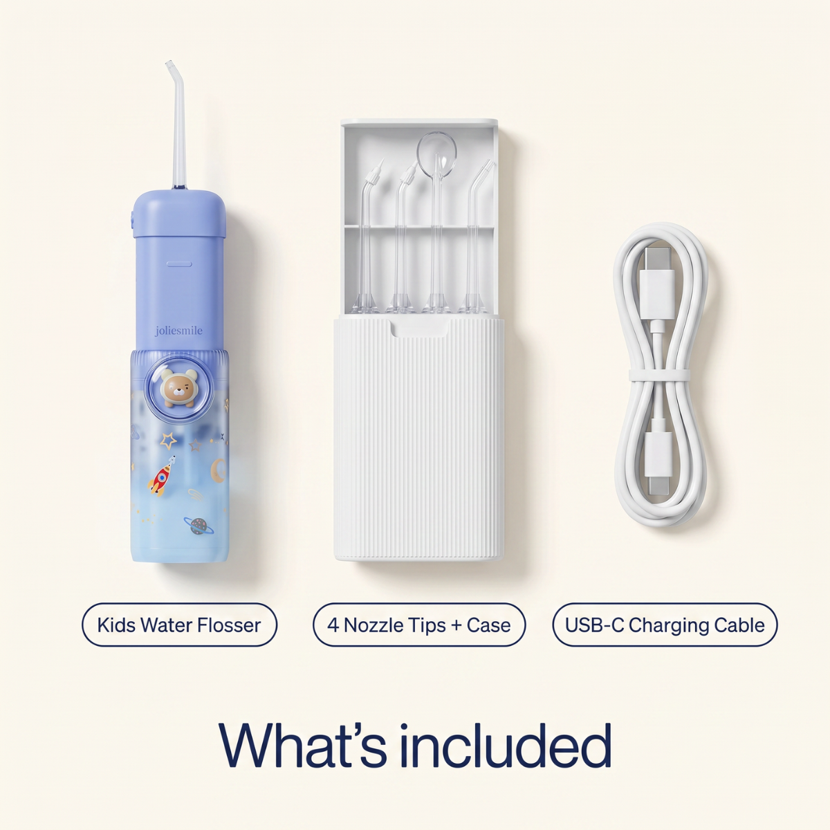 The “Braces Proof”™ Kids Water Flosser