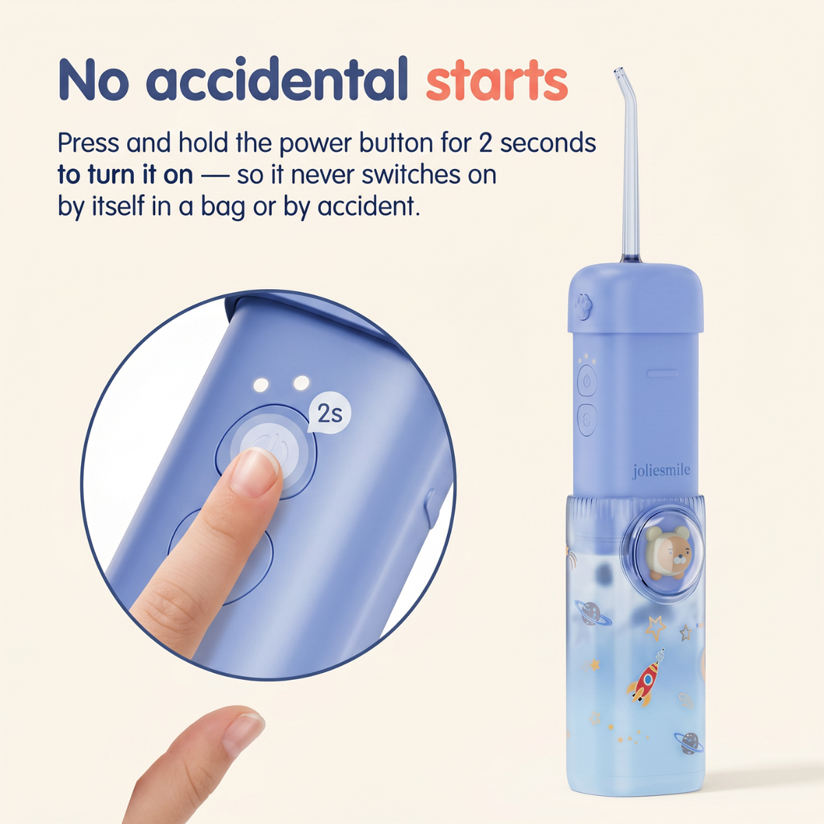 The “Braces Proof”™ Kids Water Flosser