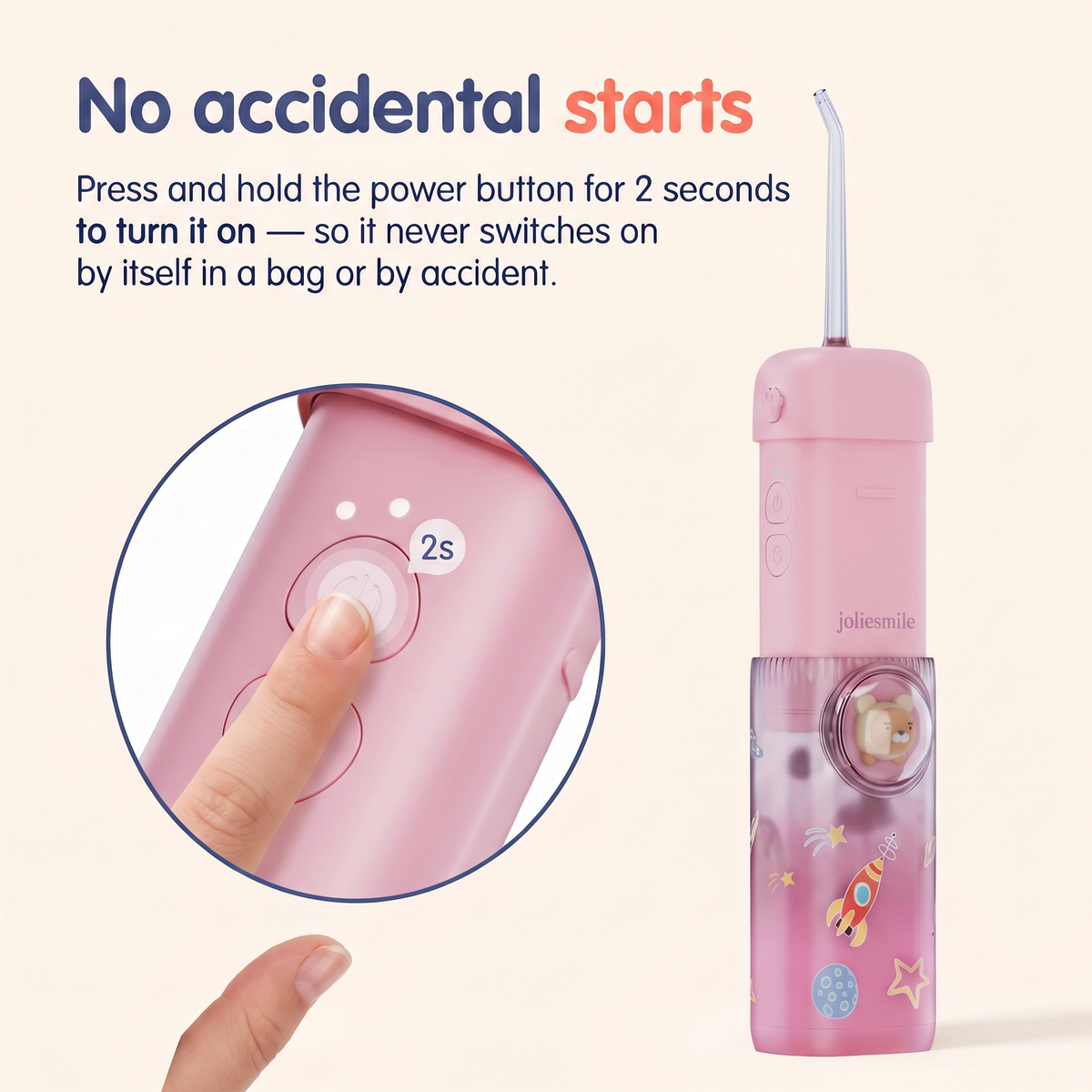 The “Braces Proof”™ Kids Water Flosser