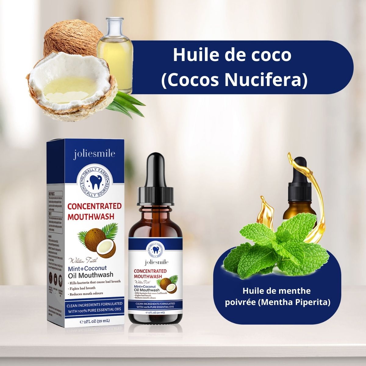 3x Bain de bouche concentré