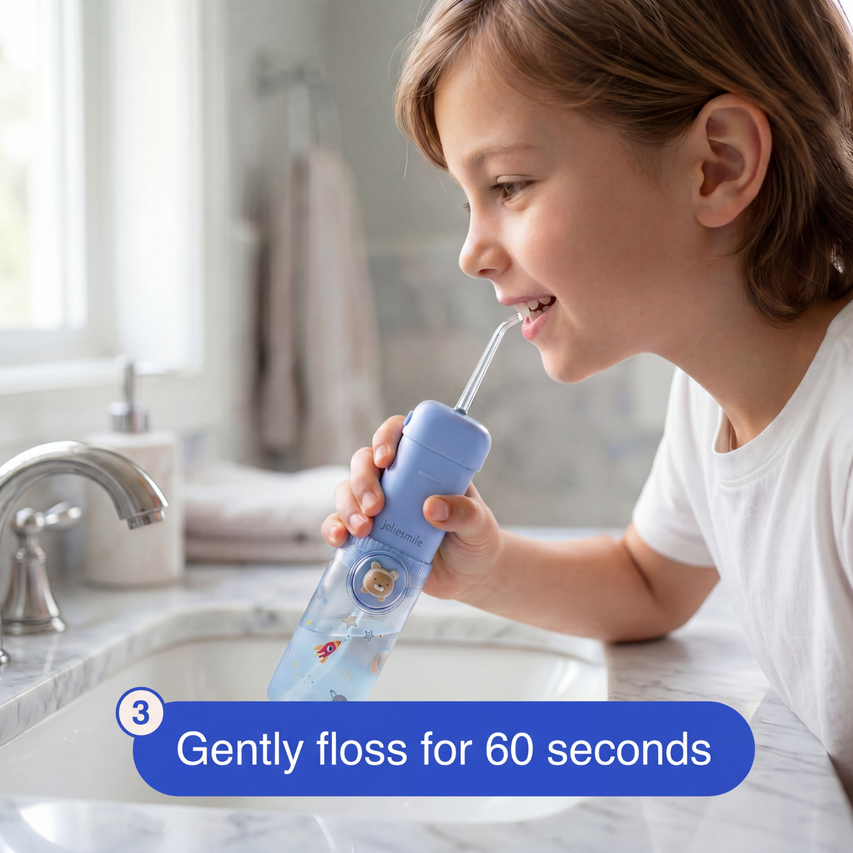 The “Braces Proof”™ Kids Water Flosser