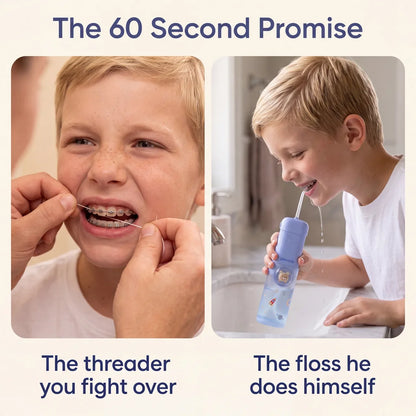 The “Braces Proof”™ Kids Water Flosser